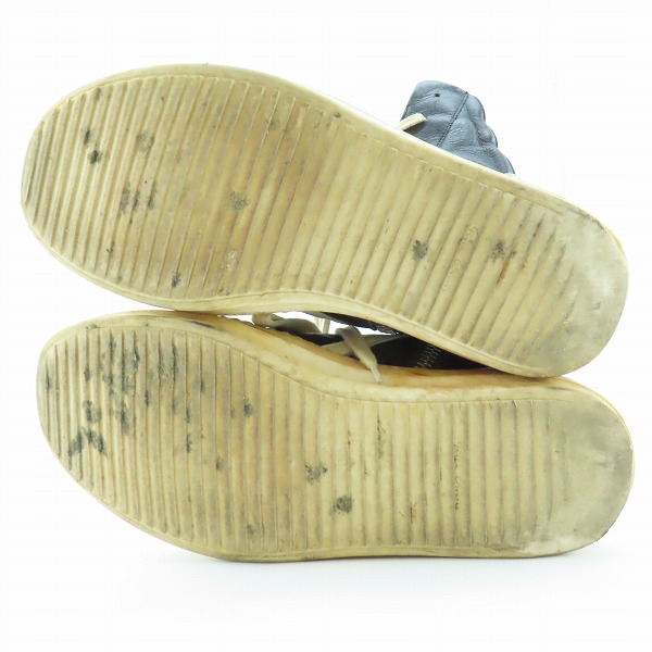 実際に弊社で買取させて頂いたRICK OWENS/リックオウエンス GEOBASKET ジオバスケット ハイカットスニーカー 40.5の画像 2枚目