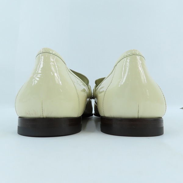 実際に弊社で買取させて頂いたTOM FORD/トムフォード パテント タッセルローファー クリーム系/8の画像 1枚目