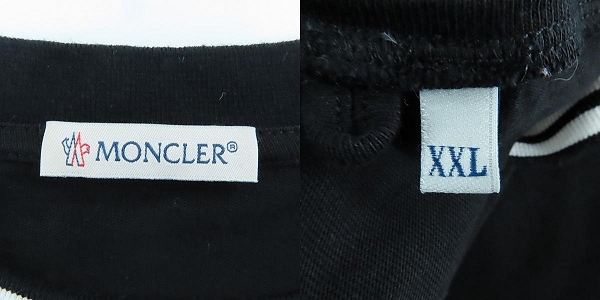 実際に弊社で買取させて頂いた【JPタグ】MONCLER/モンクレール 胸ロゴ刺繍 Tシャツ カットソー F10918C71700 XXLの画像 2枚目
