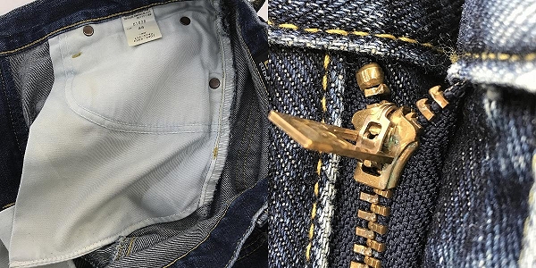 実際に弊社で買取させて頂いたLee/リー ストレートジーンズ デニムパンツ 01020/W33の画像 9枚目