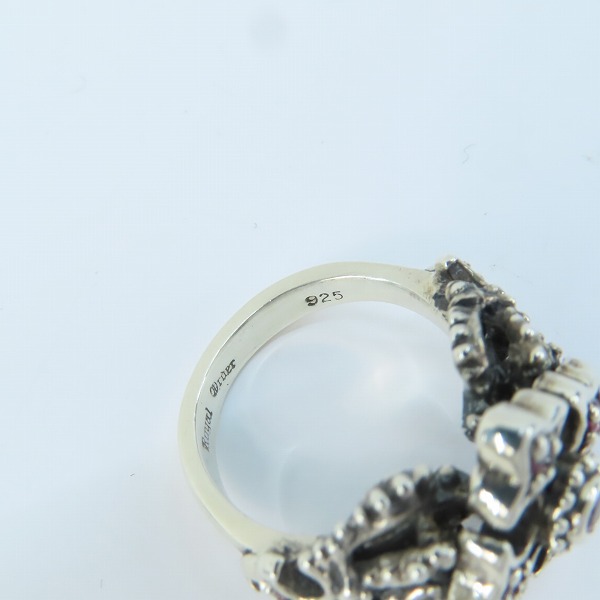 実際に弊社で買取させて頂いたROYAL ORDER/ロイヤルオーダー クロス&クラウン リング ｗ/ルビー 11.5号の画像 7枚目