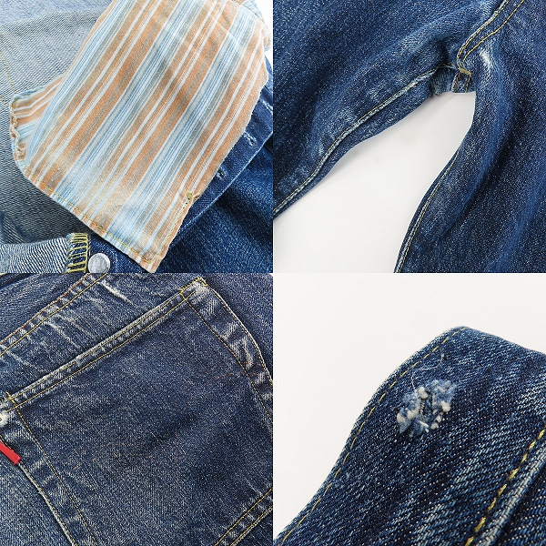実際に弊社で買取させて頂いたLEVI'S/リーバイス S501XX 米国製 840本限定 1944年 復刻 大戦モデル 月桂樹ボタン/シャツスレーキ/W38L36の画像 7枚目