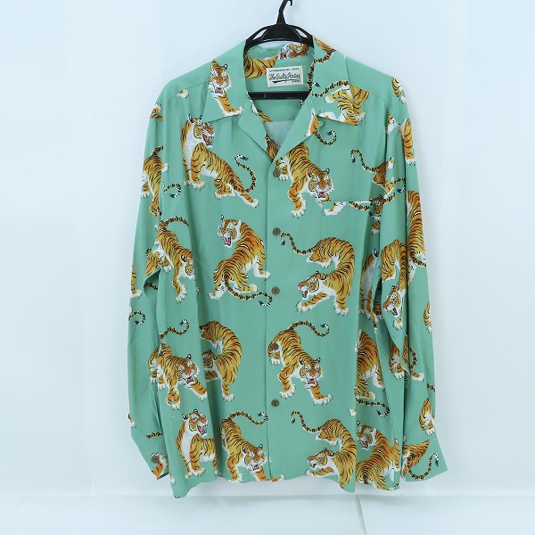 実際に弊社で買取させて頂いたWACKO MARIA×TIM LEHI/ワコマリア×ティムリーハイ タイガー アロハシャツ XL