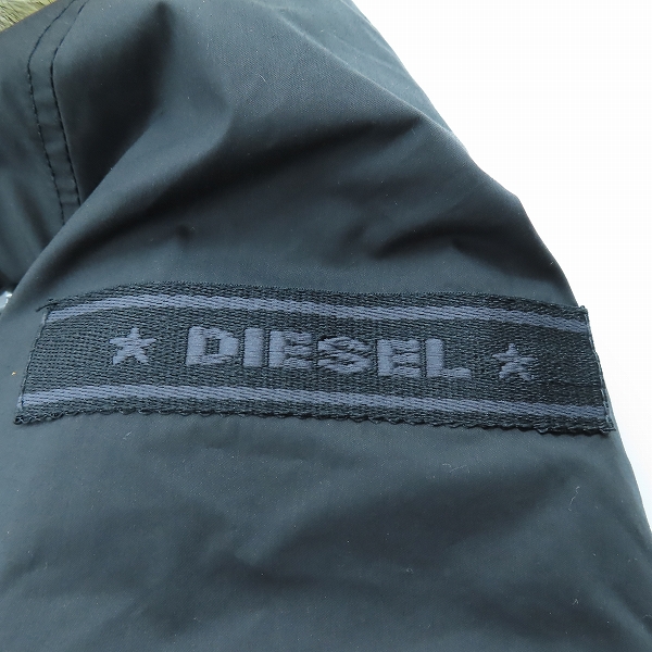 実際に弊社で買取させて頂いたDIESEL/ディーゼル ファー 中綿ジャケット Mの画像 8枚目