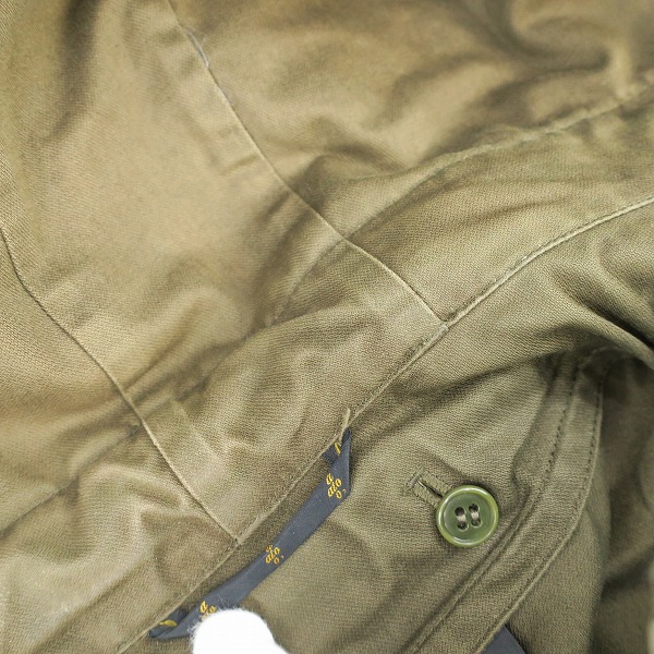 実際に弊社で買取させて頂いたato/アトウ 中綿ライナー付き モッズコート AM9C-C03/46の画像 8枚目