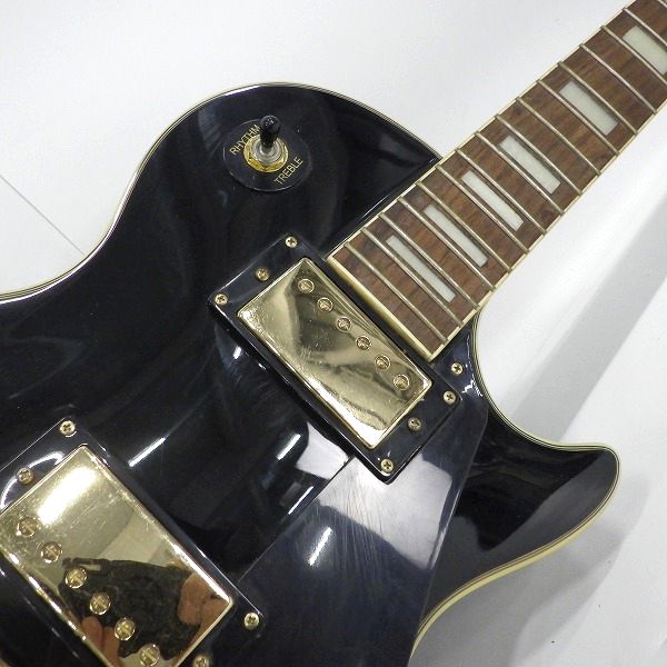 実際に弊社で買取させて頂いた★【弦無し】Mavis/メイビス レスポールカスタムType エレキギター セットネック ソフトケース付の画像 4枚目