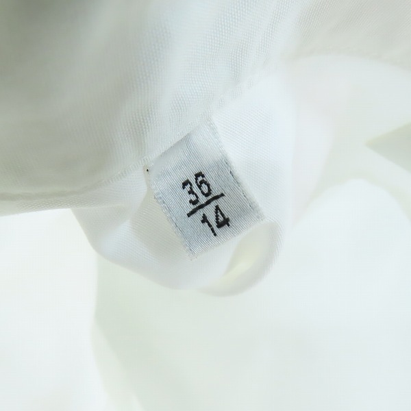 実際に弊社で買取させて頂いた(2)【未使用】SAINT LAURENT/サンローラン 17SS コットン ドレスシャツ 347342 YM16Q/36の画像 3枚目