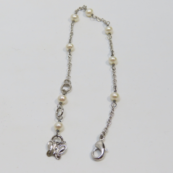 実際に弊社で買取させて頂いたANNA SUI/アナスイ ローズトップ/パール ネックレス/イヤリング/ブレスレット 4点セットの画像 5枚目