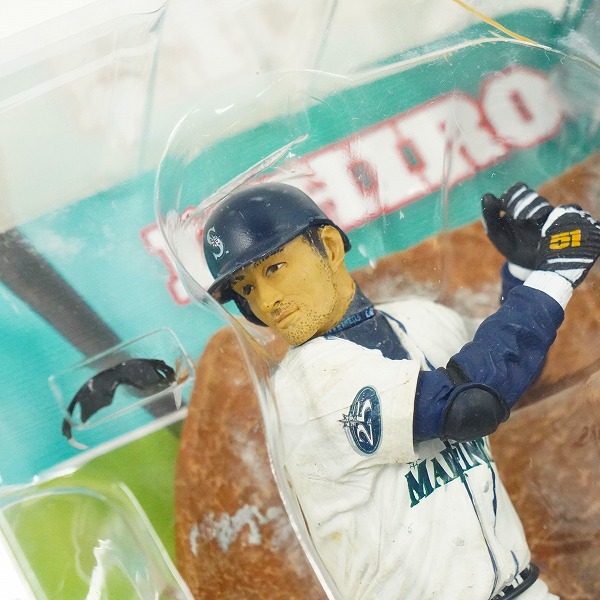 実際に弊社で買取させて頂いた【未開封】McFARLANE TOYS/マクファーレントイズ SPORTSPICKS イチロー マリナーズ フィギュア 3点セットの画像 3枚目