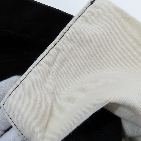 実際に弊社で買取させて頂いたEVISU/エヴィス Lot7500 ハーフパンツ ブラック/36の画像 7枚目