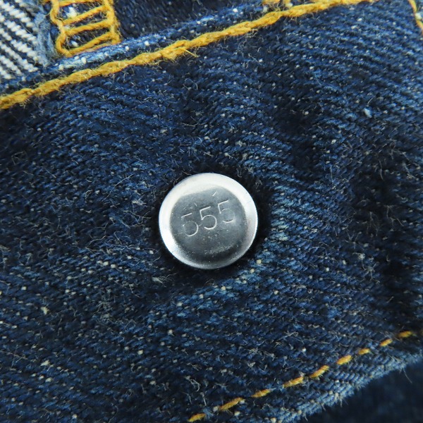 実際に弊社で買取させて頂いたLEVI’S/リーバイス 501XXC USA製 隠しリベット 555刻印 デニムパンツ/ジーンズ 37201-0003 W32 L36の画像 7枚目