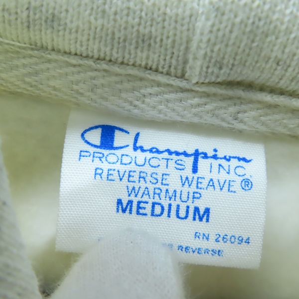 実際に弊社で買取させて頂いたChampion/チャンピオン REVERSE WEAVE/リバースウィーブ NEBRASKA プルオーバーパーカー CW-A103/Mの画像 2枚目