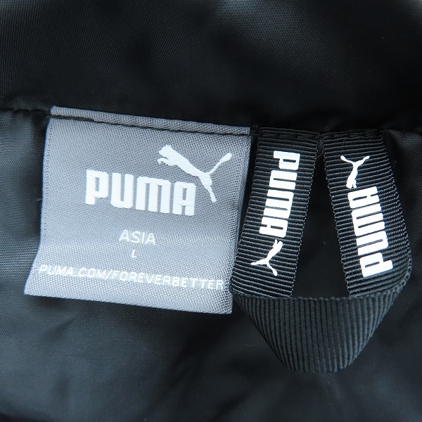 実際に弊社で買取させて頂いたPUMA/プーマ POWER フーデッドジャケット 中綿ジャケット 678339-01/Lの画像 2枚目