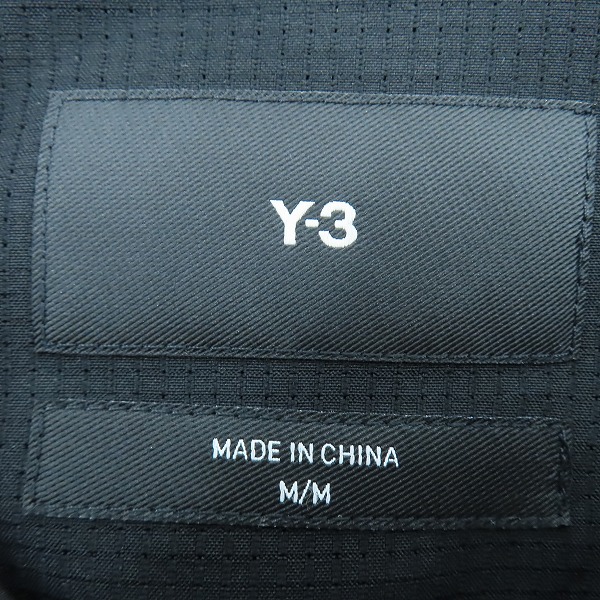 実際に弊社で買取させて頂いたY-3 ワイスリー SS PKT SHIRT/半袖 ボタン ワーク シャツ IV5657/Mの画像 2枚目