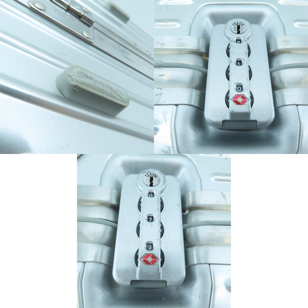 実際に弊社で買取させて頂いたRIMOWA/リモワ TOPAS/トパーズ マルチホイール 4輪 スーツケース 924.63.00.5の画像 9枚目