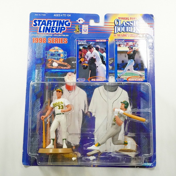 実際に弊社で買取させて頂いた【未開封】kenner/ケナー CLASSIC DOUBLES 1998 SERIES JOSE CANSECO/MARK McGWIRE フィギュア