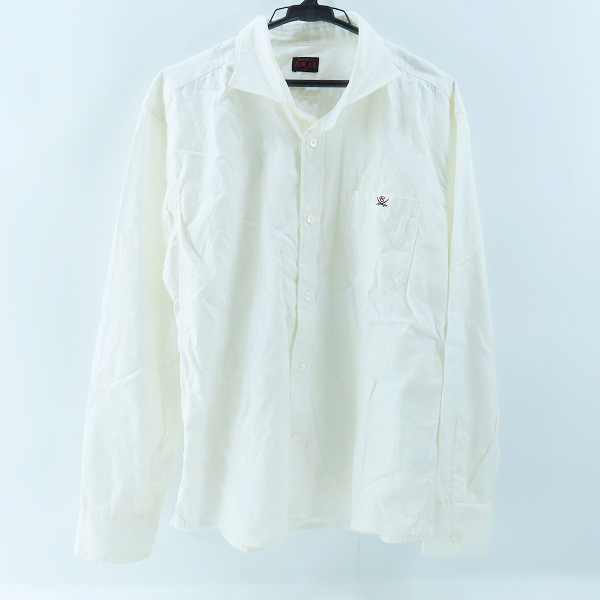 実際に弊社で買取させて頂いたRJB FLAT HEAD/フラットヘッド ホワイト シャツ 40W