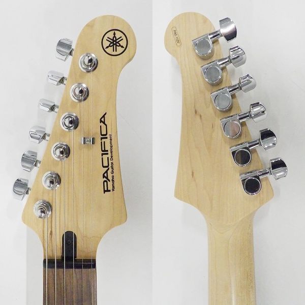 実際に弊社で買取させて頂いた★YAMAHA/ヤマハ PACIFICA PAC112V ストラトシェイプ SSH コイルタップスイッチ搭載 エレキギター ギグケース付 の画像 3枚目