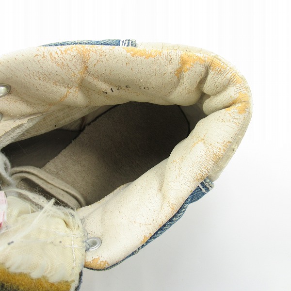 実際に弊社で買取させて頂いた【観賞用】NIKE/ナイキ ヴィンテージ/ビンテージ BLAZER MID/ブレザーミッド デニム地 スニーカー 10の画像 4枚目