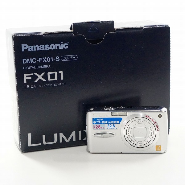 実際に弊社で買取させて頂いたPanasonic/パナソニック DMC-FX01 LUMIX ルミックス コンパクトデジタルカメラ 動作確認済み