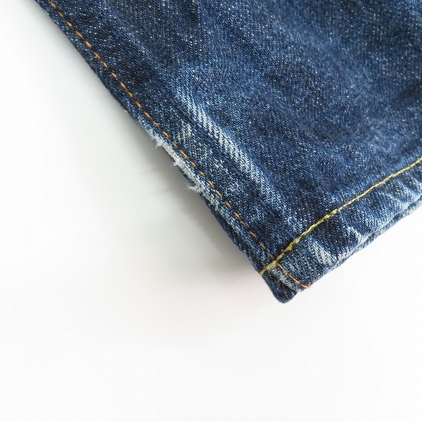 実際に弊社で買取させて頂いたA BATHING APE/アベイシングエイプ カモフラ切替 プリント デニムパンツ XLの画像 6枚目