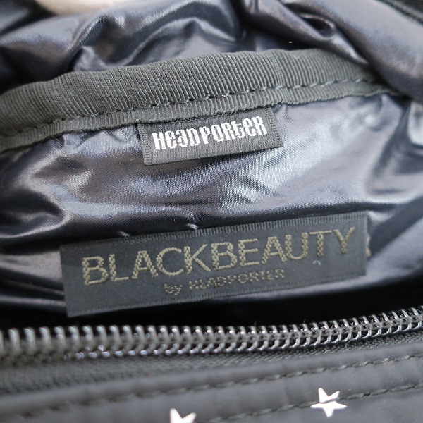 実際に弊社で買取させて頂いたHEAD PORTER/ヘッドポーター WAIST BAG ウエストバッグ 鞄 スター ブラックの画像 5枚目