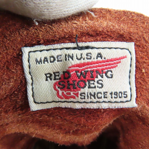 実際に弊社で買取させて頂いたRED WING/レッドウィング アイリッシュセッター ブーツ 羽タグ 8166 /8Dの画像 5枚目