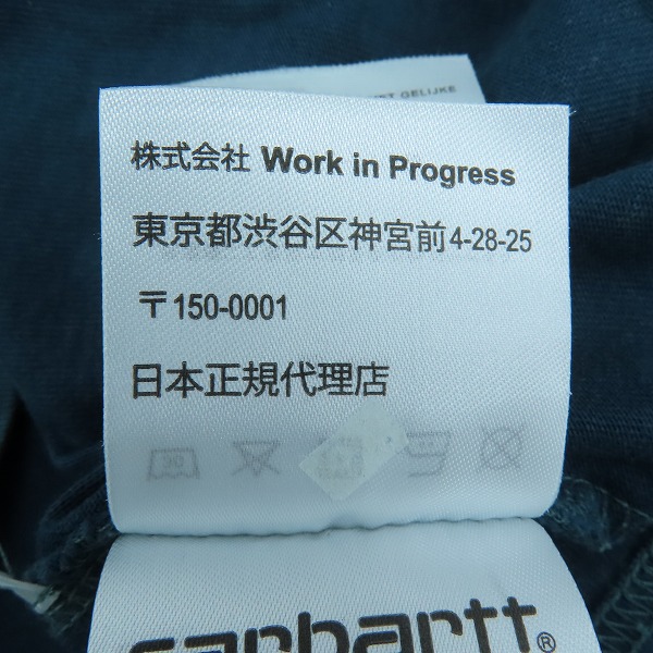 実際に弊社で買取させて頂いたcarhart/カーハート 半袖Tシャツ /XSの画像 4枚目
