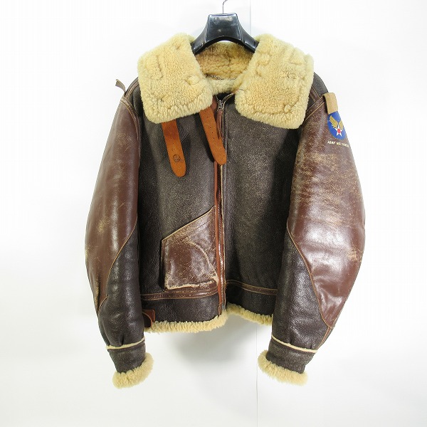 実際に弊社で買取させて頂いたTHE REAL McCOY'S/ザリアルマッコイズ B-3 ムートンフライトジャケット/40