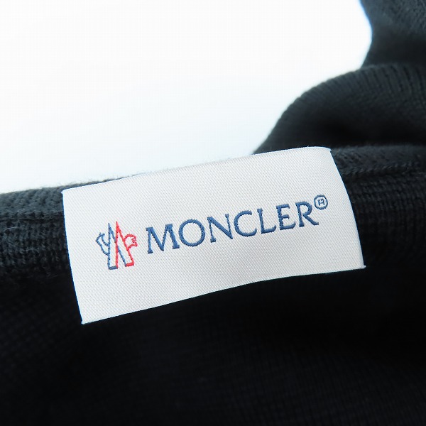 実際に弊社で買取させて頂いた【JPタグ】MONCLER/モンクレール CARDIGAN TRICOT ニット 切替ナイロン ダウンジャケット J20919B50700/Sの画像 2枚目