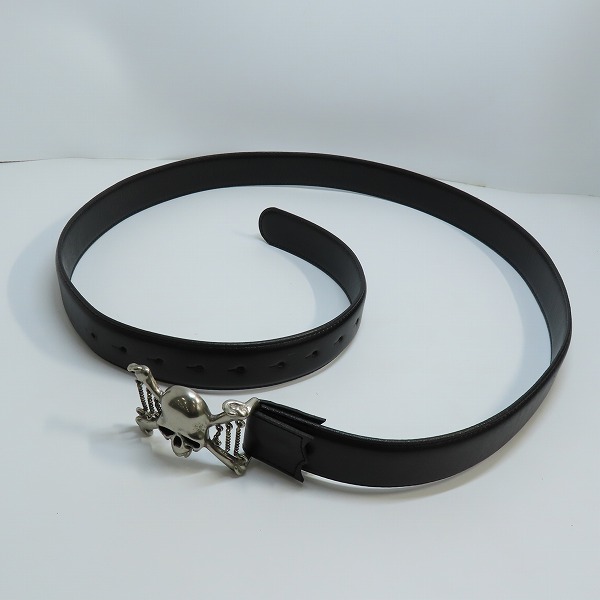 実際に弊社で買取させて頂いたRoen/ロエン スカル バックル レザーベルトの画像 6枚目