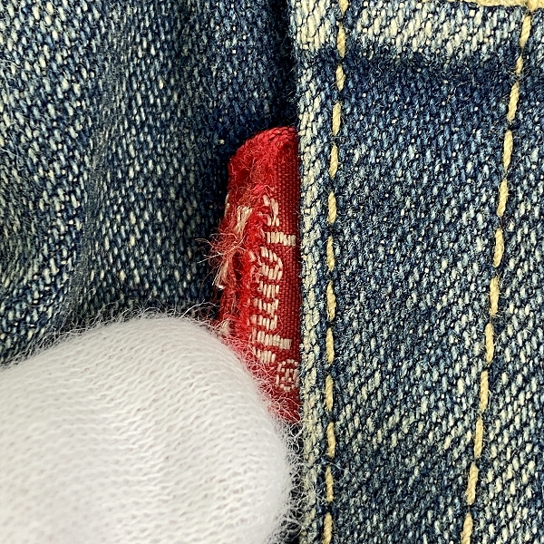 実際に弊社で買取させて頂いたglamb/グラム リペア加工 デニムパンツ/1の画像 4枚目