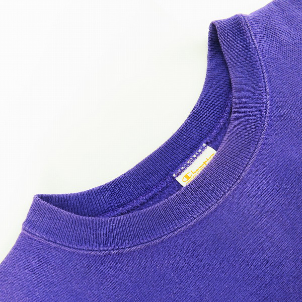 実際に弊社で買取させて頂いたChampion/チャンピオン REVERSE WEAVE スウェット/トレーナー パープル /Sの画像 5枚目