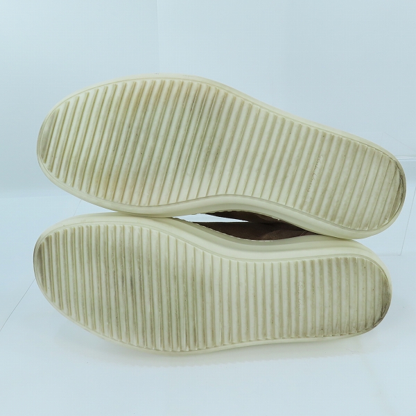 実際に弊社で買取させて頂いたRick Owens/リックオウエンス VINTAGE LOW SNEAKS ヴィンテージ ロー スエード レザー スニークス/スニーカー RU02A5893LVS/41の画像 2枚目