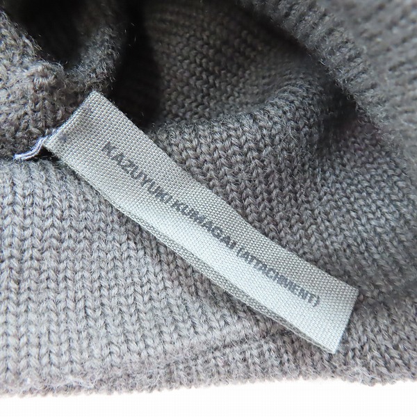 実際に弊社で買取させて頂いたKAZUYUKI KUMAGAI ATTACHMENT/カズユキクマガイアタッチメント ニット帽の画像 5枚目