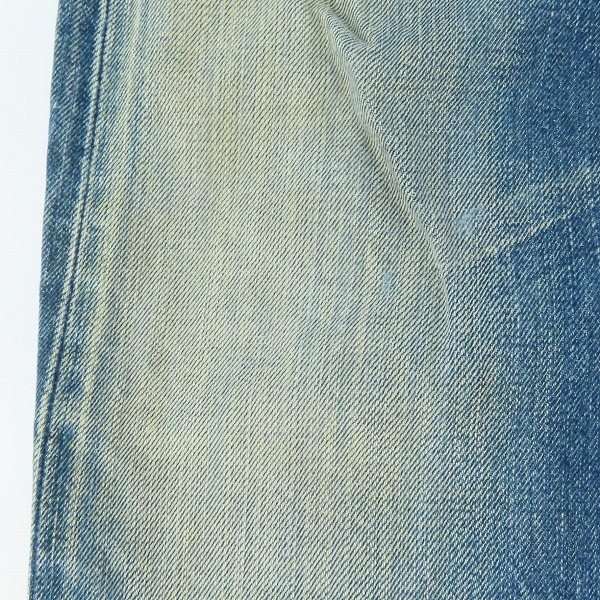 実際に弊社で買取させて頂いたSUGAR CANE/シュガーケーン インディゴ デニムパンツ W32L34の画像 8枚目