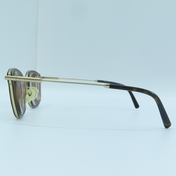 実際に弊社で買取させて頂いたBVLGARI/ブルガリ ウェリントン 眼鏡/メガネフレーム/アイウェア 1095 2022の画像 1枚目