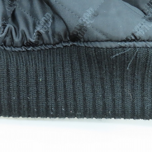 実際に弊社で買取させて頂いたNEIGHBORHOOD/ネイバーフッド 23AW STADIUM JACKET/スタジアムジャケット ワッペン袖レザー切替 232SZNH-JKM03/Mの画像 7枚目