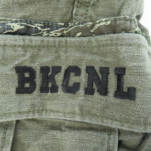 実際に弊社で買取させて頂いたBackChannel/バックチャンネル カモフラ カーゴショーツ Mの画像 5枚目