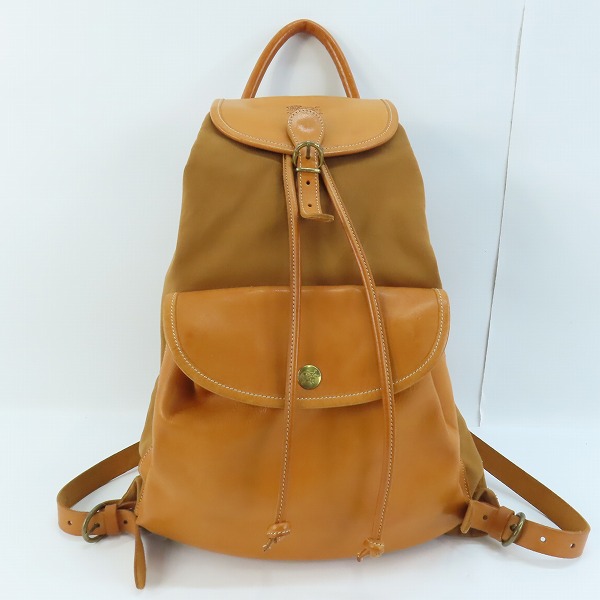 実際に弊社で買取させて頂いたIL BISONTE/イルビゾンテ レザー バックパック