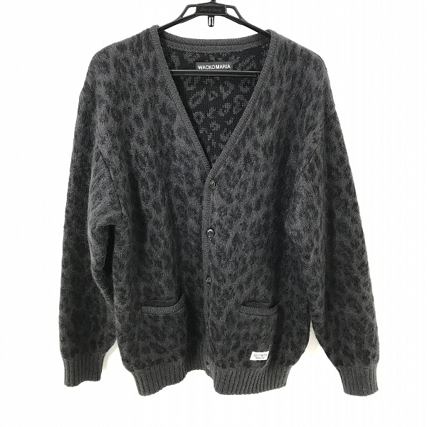 実際に弊社で買取させて頂いた【未使用】WACKO MARIA/ワコマリア 24FW モヘア カーディガン レオパード/L