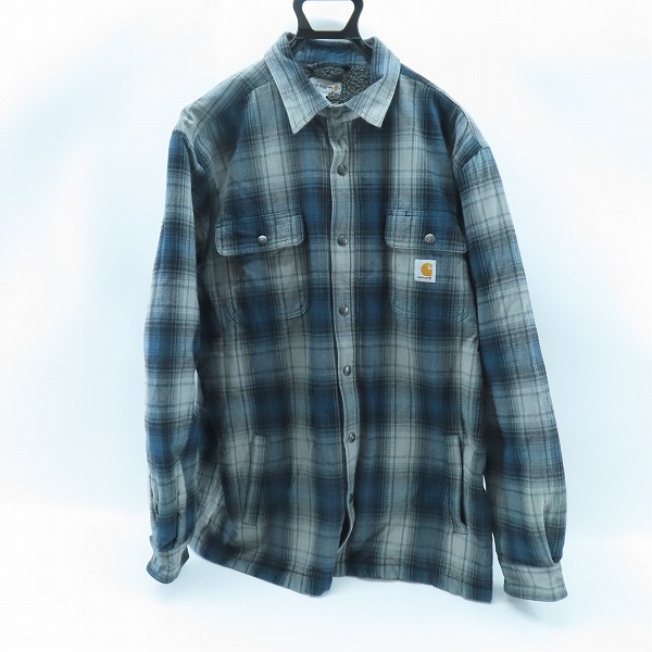 実際に弊社で買取させて頂いたCarhartt/カーハート Hubbard Sherpa Lined シャツジャケット 103821 973/XL
