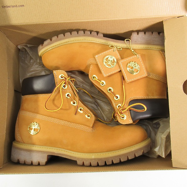 実際に弊社で買取させて頂いたmastermind×Timberland/マスターマインド×ティンバーランド 限定 コラボ ブーツ 6735R/7の画像 8枚目