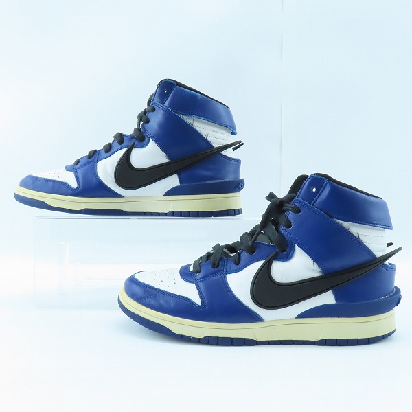 実際に弊社で買取させて頂いたNIKE×AMBUSH/ナイキ×アンブッシュ DUNK HIGH DEEP ROYAL/ダンクハイ ディープロイヤル CU7544-400/28.5の画像 3枚目