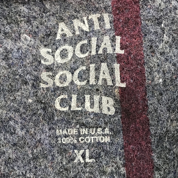 実際に弊社で買取させて頂いた【未使用】ANTI SOCIAL SOCIAL CLUB×Dickies/アンチソーシャルクラブ×ディッキーズ DENIM CORE COAT/デニム コア コート/XLの画像 3枚目
