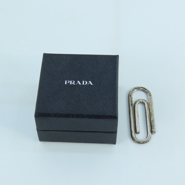 実際に弊社で買取させて頂いたPRADA/プラダ シルバー925 ロゴ入りマネークリップの画像 6枚目