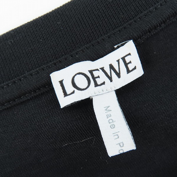 実際に弊社で買取させて頂いたLOEWE /ロエベ アナグラムロゴ刺繍 クルーネックＴシャツ Lの画像 2枚目