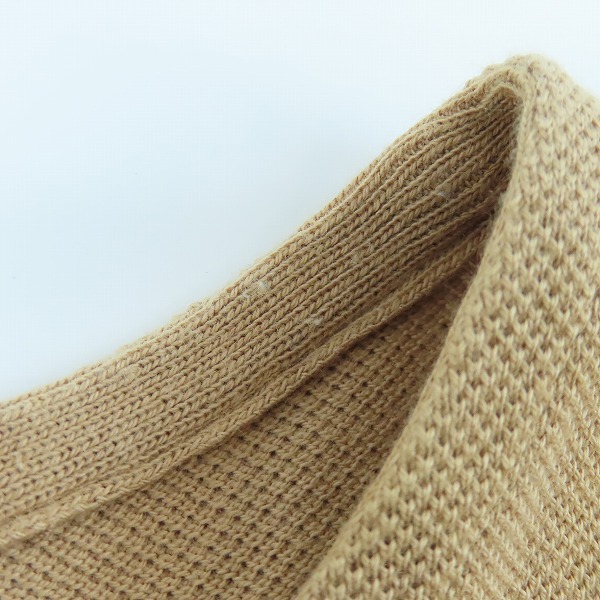 実際に弊社で買取させて頂いたAURALEE/オーラリー ヘンリーネック カットソー キャメル系/4の画像 6枚目