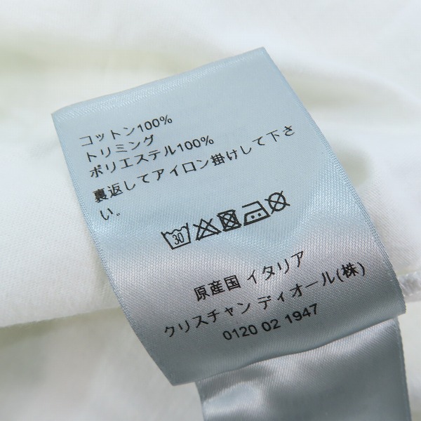 実際に弊社で買取させて頂いた【JPタグ】Dior HOMME × 空山基/ディオールオム 19AW SORAYAMA LOGO T-SHIRT/半袖Tシャツ 933J640A0533/Sの画像 4枚目