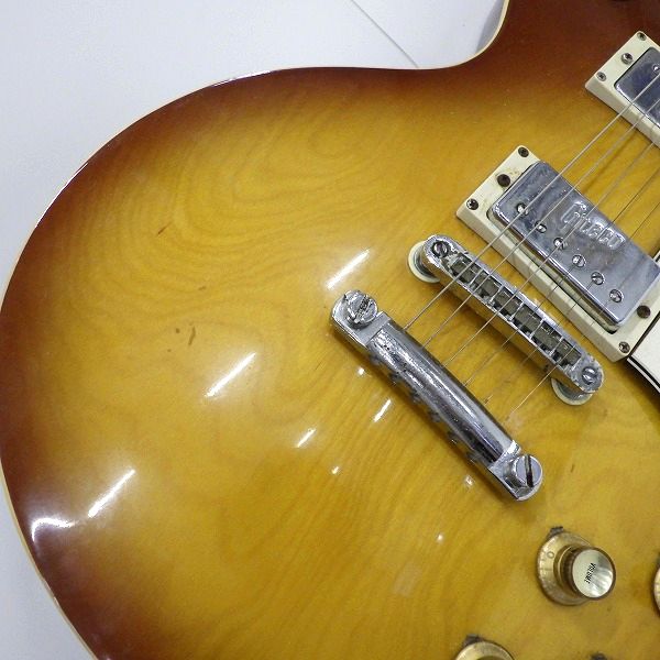 実際に弊社で買取させて頂いた★【難有り】Greco/グレコ レスポールスタンダードType ワッカロゴ ボルトンネック エレキギター ハードケース付の画像 5枚目